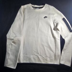 Nike Sportswear Tech Fleece Men's Crewneck Sweatshirt Off-White Phantom Small